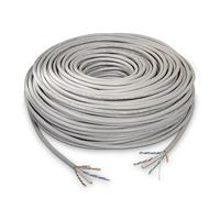 Nanocable 10.20.0502 - Ethernet-netwerk spoel RJ45 Cat.6 UTP stijve AWG24, 100% koper, grijs, 100 mts