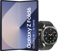 Samsung Galaxy Z Fold 6 256GB Blauw 5G + Samsung Galaxy Watch Ultra Zilver/Zwart 47mm - thumbnail