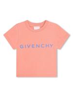 Givenchy Kids T-shirt met logoprint - Roze