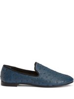 Giuseppe Zanotti mocassins Seymour en cuir - Bleu