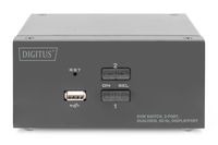 Digitus DS-12862 KVM-switch 2 poorten DisplayPort Toetsenbord, USB 1920 x 1080 Pixel, 1920 x 1200 Pixel, 1920 x 1280 Pixel, 1920 x 1440 Pixel, 2560 x 1080 - thumbnail