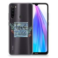 Xiaomi Redmi Note 8T Telefoonhoesje met Naam Boho Beach