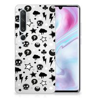 Silicone Back Case Xiaomi Mi Note 10 Pro Silver Punk