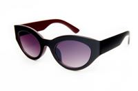 Kost zonnebril dames ovaal zwart/rood/paars (20 069)