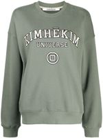 Kimhekim sweat en coton à logo brodé - Vert