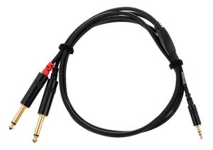 Cordial CFY 1.5 WPP audio kabel 1,5 m 2 x 6.35mm 3.5mm Zwart