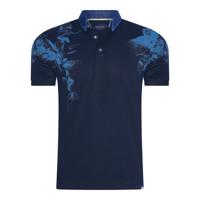 Mcl - heren poloshirt print - denim - 39207 - thumbnail