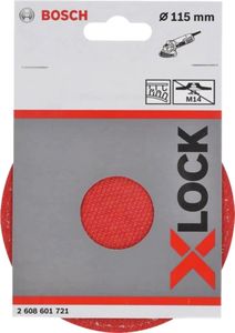 Bosch Accessories 2608601721 X-Lock steunschijf, met klittenbandbevestiging 115 mm