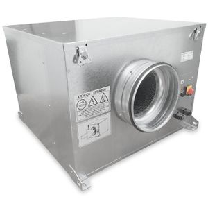 S&p Cab-250 Ecowatt Energiezuinige Ec Boxventilator 1220 M3/h - Geluidgedempt - Aansluiting 250mm