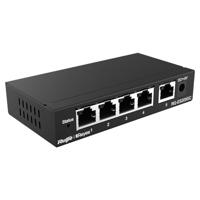 REYEE 5-poorts Gigabit Smart Switch, 5 Gigabit RJ45-poorten, desktopstalen behuizing