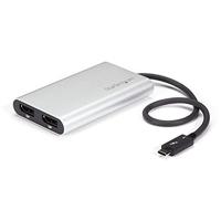StarTech.com Thunderbolt 3 naar Dual DisplayPort adapter 4K 60Hz - Mac en Windows compatibel - Thunderbolt 3 adapter - USB C adapter