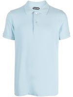 TOM FORD polo en coton piqué - Bleu