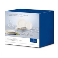 Villeroy & Boch Wonderful World White 4 Friends 36 servies 36 stuk(s) Porselein Wit - thumbnail