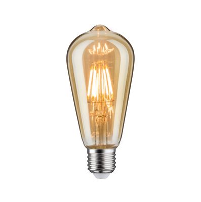 Paulmann 28523 LED-lamp E27 Speciale vorm 6 W = 42 W Goud (Ø x h) 64 mm x 145 mm 1 stuk(s)