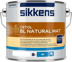 sikkens cetol bl natural mat kleurloos 2.5 ltr