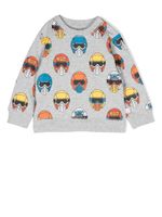 Stella McCartney Kids sweat à imprimé graphique - Gris