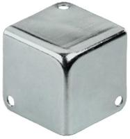 Monacor MZF-8502 Metal Case Corner | Nickel-Plated