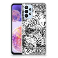 Silicone Back Case Samsung Galaxy A23 Skulls Angel - thumbnail