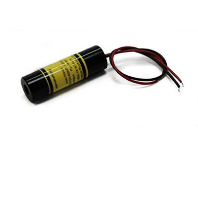 Puntlaser, rood, 635 nm, 1 mW, 3 V DC, Ø14x45 mm, Laser Class 2, Focus fixed (10.0m), Kabellengte 120 mm - 70116328