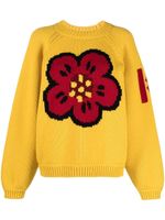 Kenzo pull Boke Flower à manches amples - Jaune - thumbnail