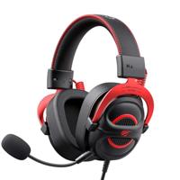 havit H2002E Pro Zwart Rood Gaming Hoofdtelefoon, 60mm Luidspreker, 3.5mm Jack, Afneembare Microfoon