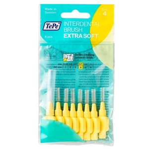 TePe Interdentale Ragers Extra Soft 0.7 mm geel - 8 stuks