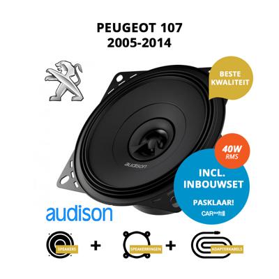 Premium speakers voor Peugeot 107 2005-2014 - Dashboard