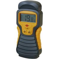 Brennenstuhl Vochtmeter MD (Vochtigheidsmeter voor hout/wanden/bouwmateriaal, met LCD Display) Antraciet/Geel