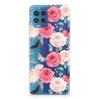 Motorola Moto G100 TPU Case Butterfly Roses