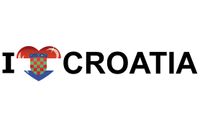 I Love Croatia sticker - thumbnail