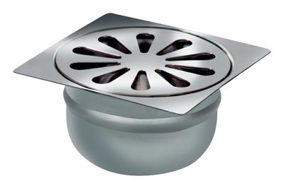 Van den Berg rvs vloerput 100x100 ou Van den Berg rvs vloerput 100x100 ou