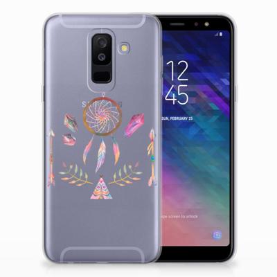 Samsung Galaxy A6 Plus (2018) Telefoonhoesje met Naam Boho Dreamcatcher