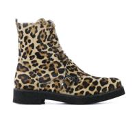 Lina Locchi Dames Enkellaarsjes in Ponyhair (Brons)