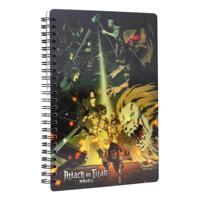 Attack on Titan Notebook with 3D-Effect Struggle - thumbnail