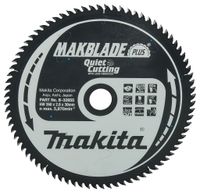 Makita Accessoires Tafelzaagblad Hout - Makblade-Plus 260x30x2,8 80T 15g - B-32655 - thumbnail