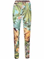 Philipp Plein legging en jean à taille haute - Vert - thumbnail