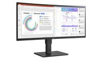 LG Electronics LG 34BQ77QB-B.AEU 86,72cm Curved LED-monitor Energielabel G (A - G) 86.4 cm (34 inch) 3440 x 1440 Pixel 21:9 5 ms HDMI, DisplayPort, USB-C, USB - thumbnail