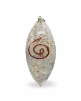 Orgonite Hanger Koperen Spiraal Ovaal Seleniet