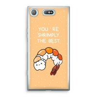 You're Shrimply The Best: Sony Xperia XZ1 Compact Transparant Hoesje - thumbnail