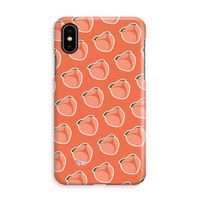 Just peachy: iPhone X Volledig Geprint Hoesje - thumbnail