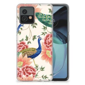 TPU Hoesje voor Motorola Moto G72 Pink Peacock