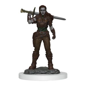 D&D Nolzur's Marvelous Miniatures Unpainted Miniatures 2-Pack Orc Fighter Female