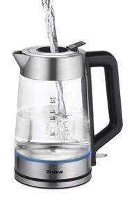 Trisa Easy Fill waterkoker 2 l 2200 W Zwart, Roestvrijstaal