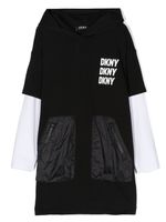 Dkny Kids robe-pull à design superposé - Noir - thumbnail