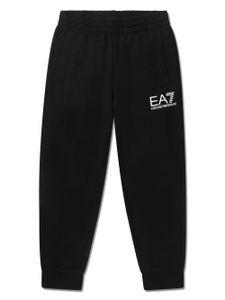 Emporio Armani Kids pantalon de jogging à logo imprimé - Noir