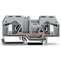 WAGO 283-992 Doorgangsklem 12 mm Spanveer Toewijzing: L Grijs 20 stuk(s)