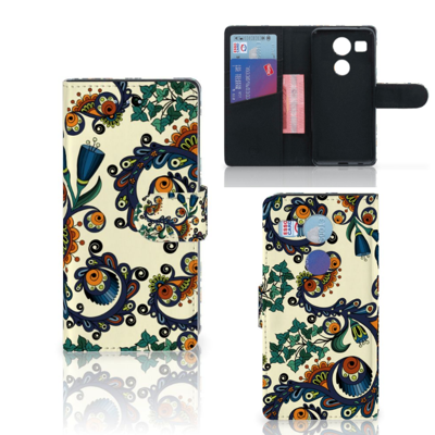 Wallet Case LG Nexus 5X Barok Flower