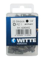 Witte PZ1 Bitflex bits 25 mm, 25 stuks