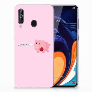 Samsung Galaxy A60 Telefoonhoesje met Naam Pig Mud