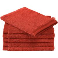 De Witte Lietaer washandjes Contessa 16 x 22 cm oranje 6 stuks